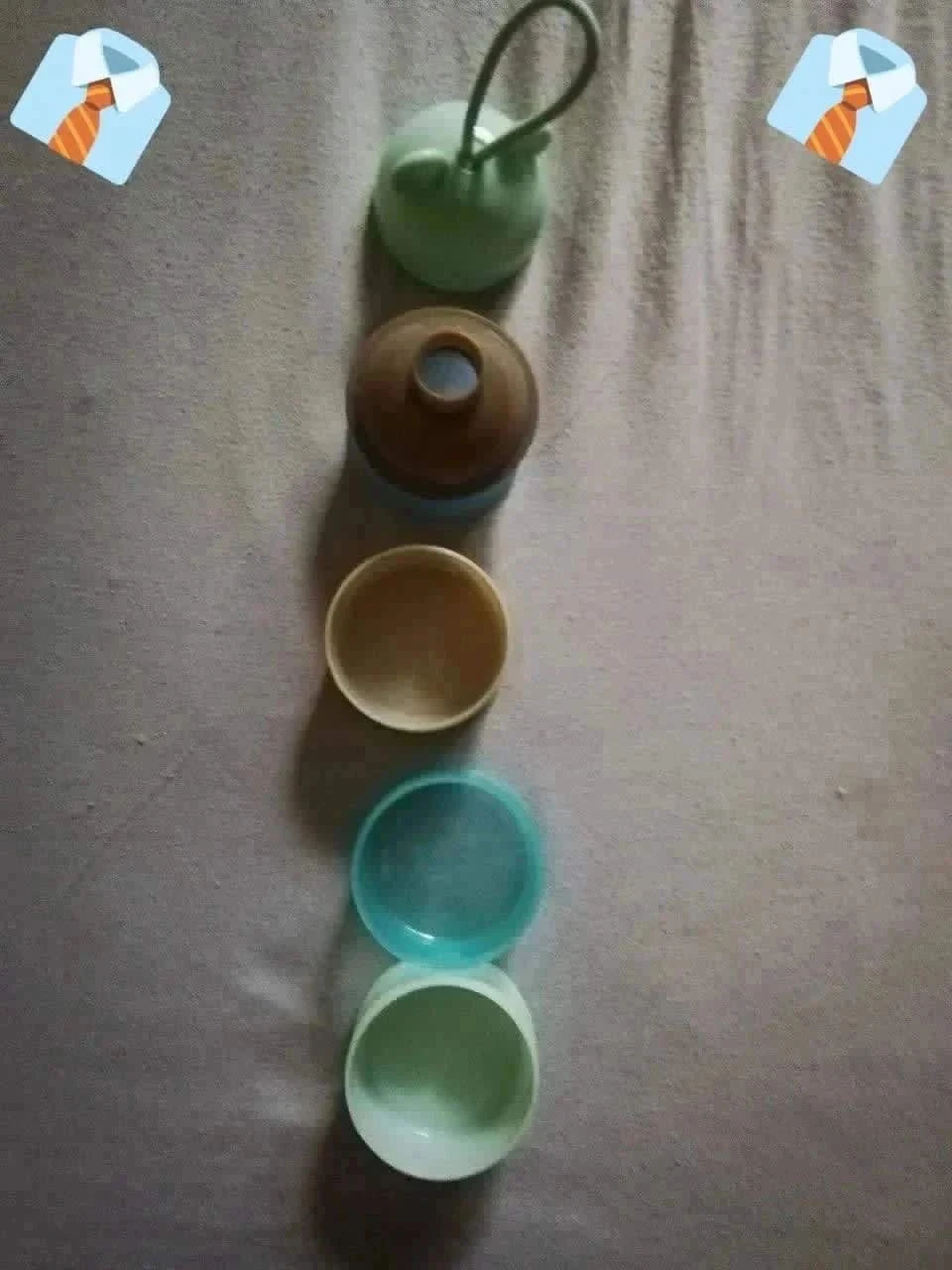 Boîte Doseuse Bébé Empilable Bon État Pratique – photo 3
